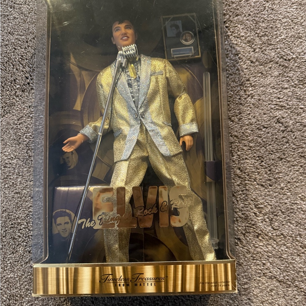 Mattel Elvis Timeless Treasures Gold and Silver Collectible Doll